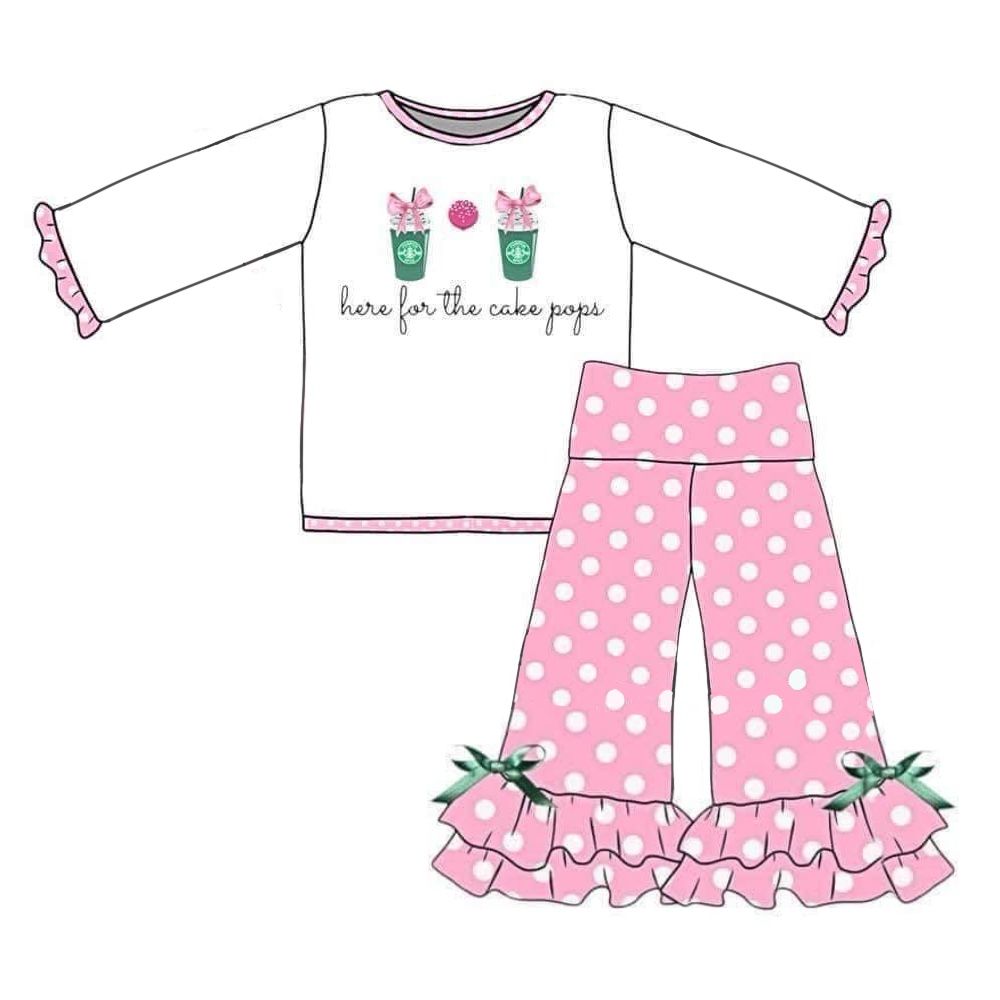 GLP1464 Starbucks Polka Dot Pink Set