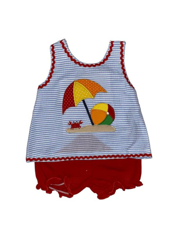 GSSO1197 Beach Crab Short Sleeve Shorts Set