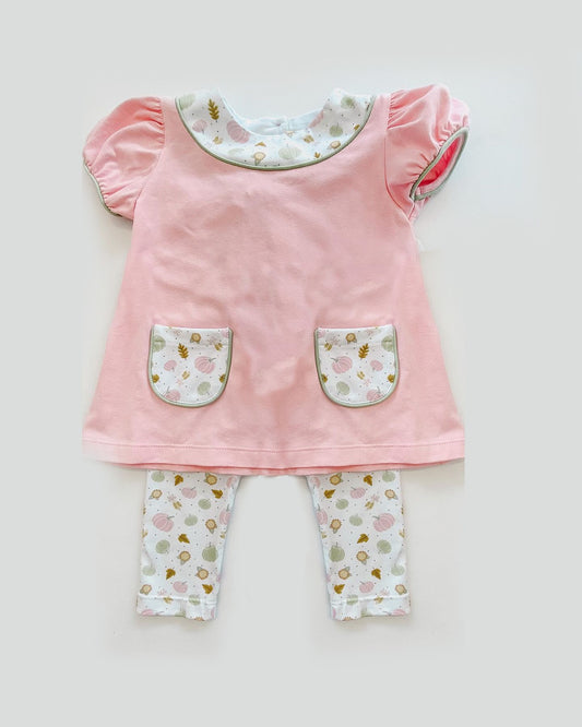 GSPO1528 Pumpkin Leaf Pocket Pink Set