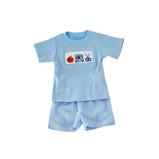 BSSO0934 Apple Crayon Short Sleeve Suit