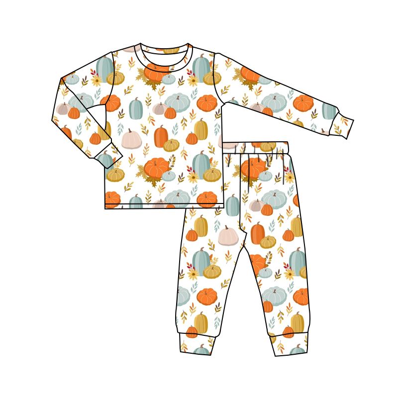 GLP1218 Pumpkin Flowers and Leaves Set