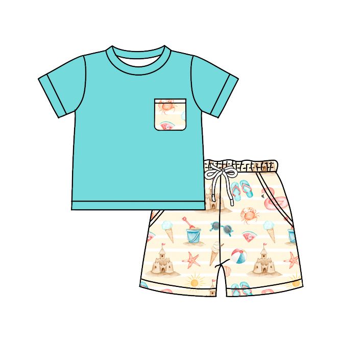 BSSO0917 Ice Cream Blue Set