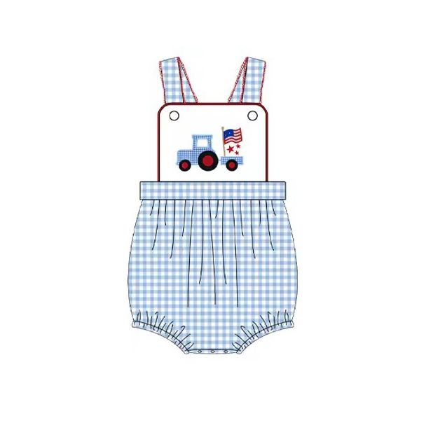 SR1645 Boys Flag Stars Jumpsuit