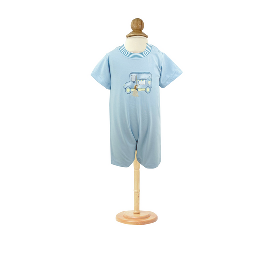 SR1588 Ice Cream Puppy Short Sleeve Onesie