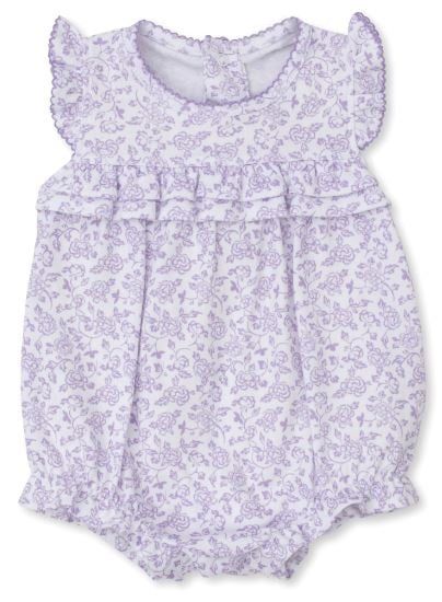 SR1641 Purple Flower Vest Jumpsuit