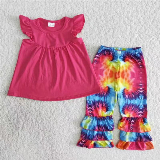 short sleeve shirt pants sale girls sets kids clothes