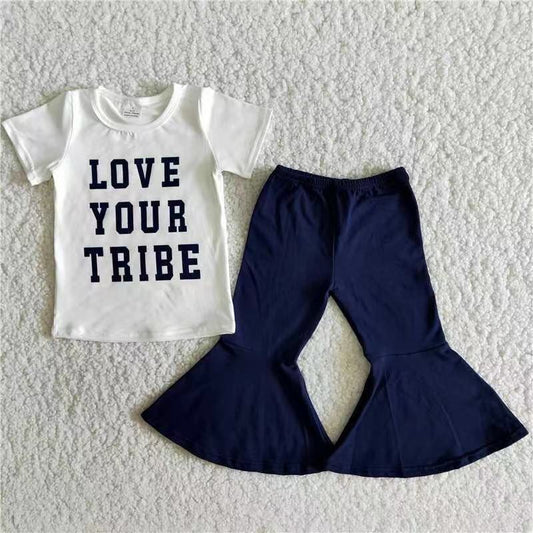 love your tribe short sleeve shirt pants sale girls sets kids clothes