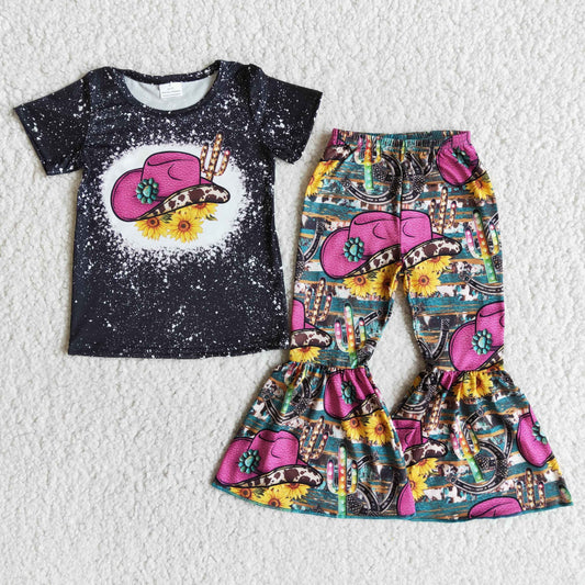 west hat t-shirt & bell girls outfits