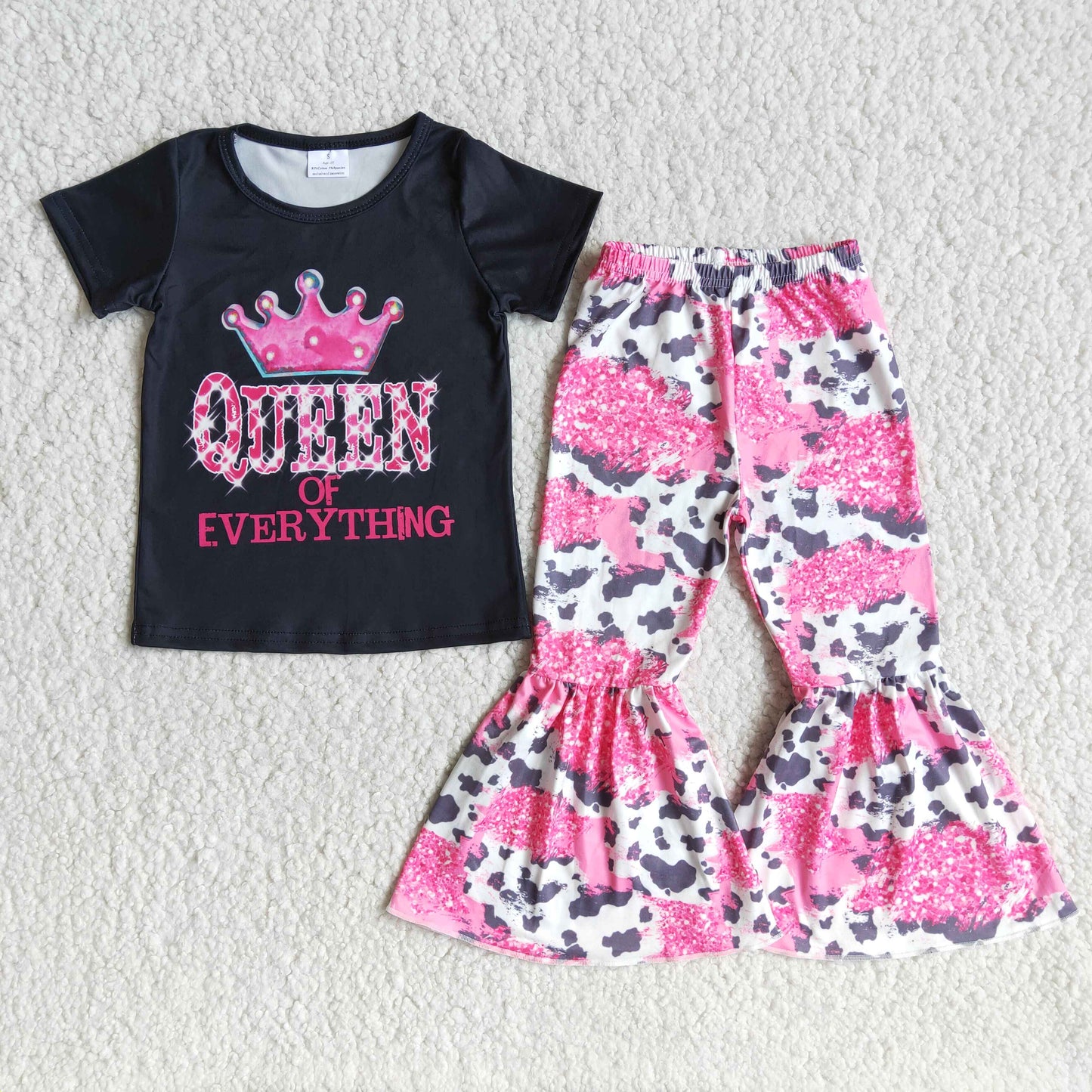 queen t-shirt & bell girls outfits