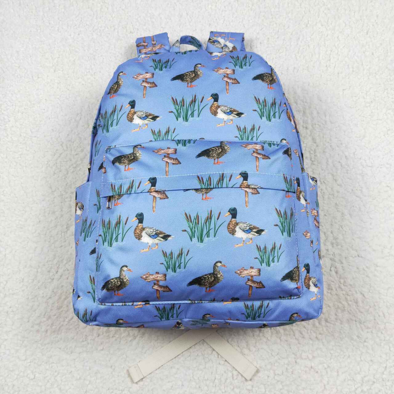 BA0200 Duck blue and purple backpack