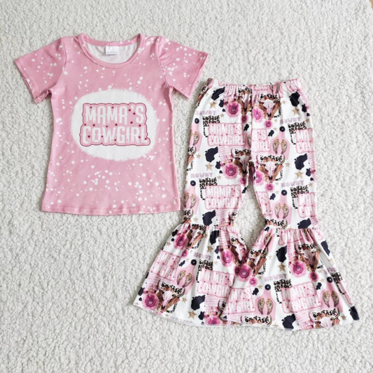 mama's cowgirl t-shirt & bell girls outfits