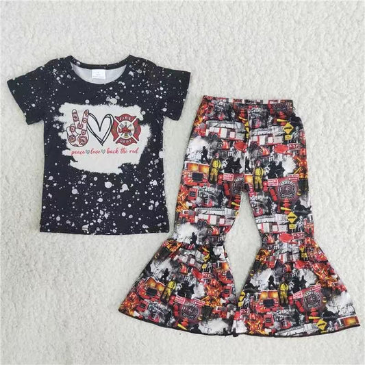 fire trunk t-shirt & bell girls outfits