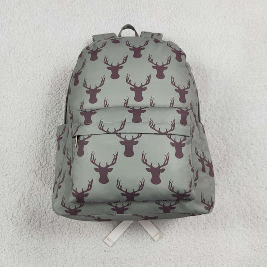 NEW RTS NO MOQ Bags BA0171 Baby Kids Boys Green Deer Hunting Backpack Back Bags