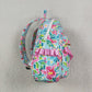 NEW RTS NO MOQ milk silk BA0176 NEW RTS NO MOQ Bags BA0176 Kids Girls Green Pink Flowers Print Backpack Back Bags
