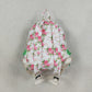 NEW RTS NO MOQ Bag BA0218 Baby Girls Cute Pink Floral Checkered Print Zip Backpack School Back Bag