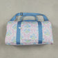 NEW RTS NO MOQ Bags BA0294 Blue Ruffle Pink Bows Plaid Floral Gym Duffle Bags