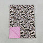 NEW RTS NO MOQ Blankets BL0254 Baby Girls Leopard Bats Halloween Print Blankets