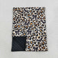 NEW RTS NO MOQ Blankets BL0290 Baby Boys Black Bows Bats Leopard Halloween Blankets