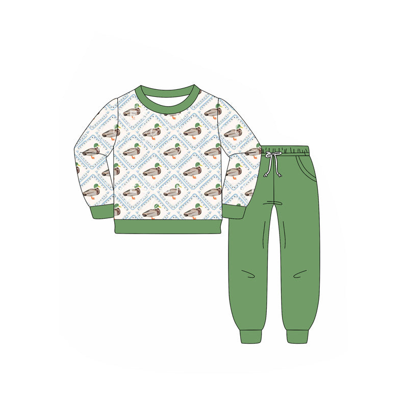 5.19BLP1071 Duck Boy Green Suit