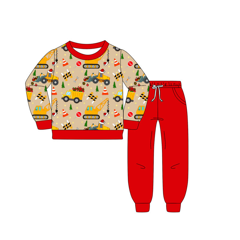 5.19BLP1073 Boys Christmas Truck Set