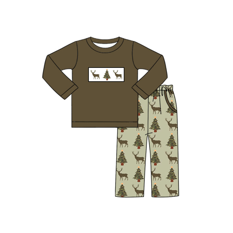 5.22 BLP1075 Deer Christmas Boy Set