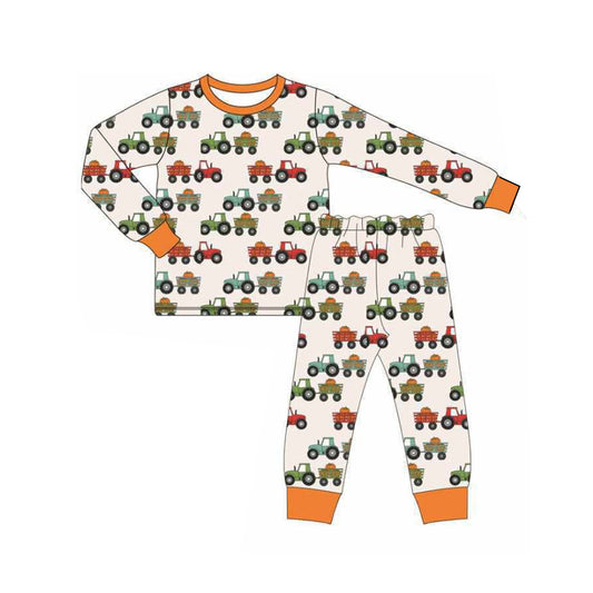 6.13BLP1116 Orange Trucker Long Sleeve Suit