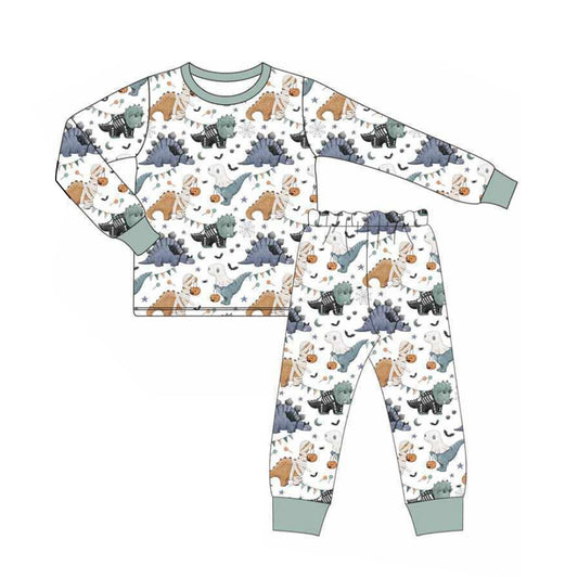 6.13BLP1117 Dinosaur long sleeve suit