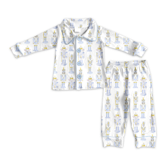6.16BLP1143 Cartoon Girls Long Sleeve Pajamas