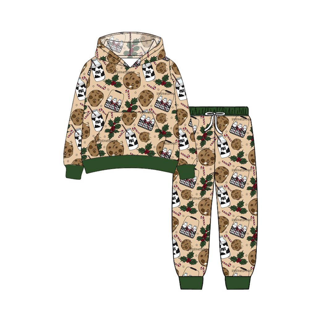 6.27BLP1156 Cookie Christmas Tree Long Sleeve Suit