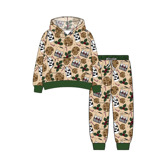 6.27BLP1156 Cookie Christmas Tree Long Sleeve Suit