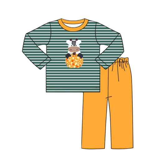 7.17BLP1169 Cow long-sleeved children's clothing