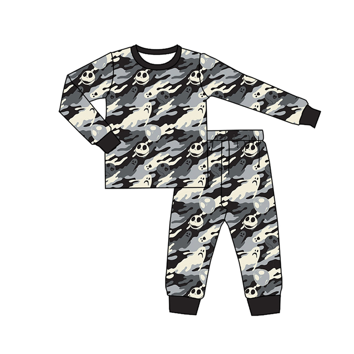 7.17BLP1174 Halloween cartoon long-sleeved suit
