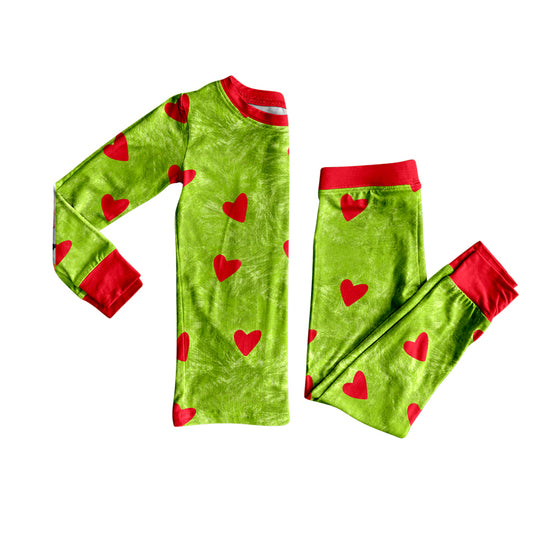 7.17BLP1175 Love Green Long Sleeve Suit