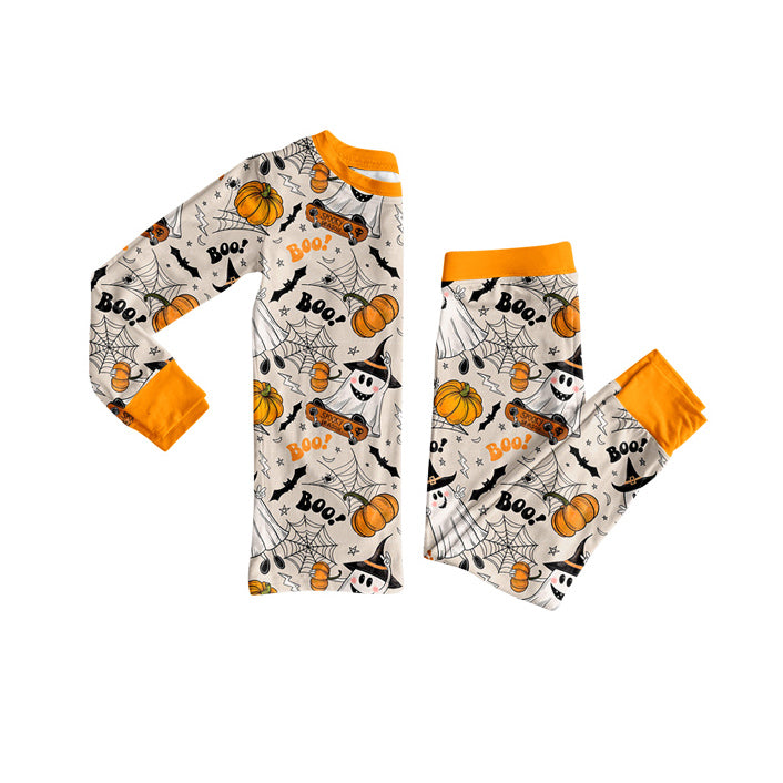 7.26 BLP1195 Halloween Pumpkin Long Sleeve Suit