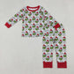 RTS NO MOQ Sibling milk silk Baby Girls Christmas Zipper Pullover Legging Pants Set Pajamas Sets Rompers Hoodies Top Blankets