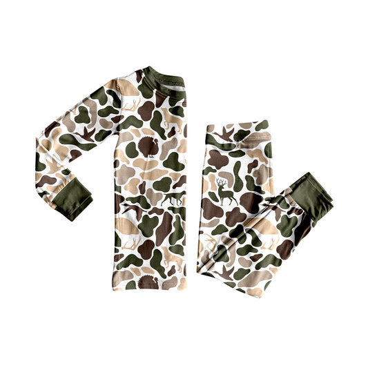 X825 BLP1234 camouflage boys pajamas