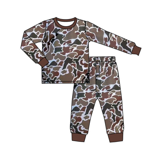 X913 BLP1241 Camouflage Boys' Pajama Set
