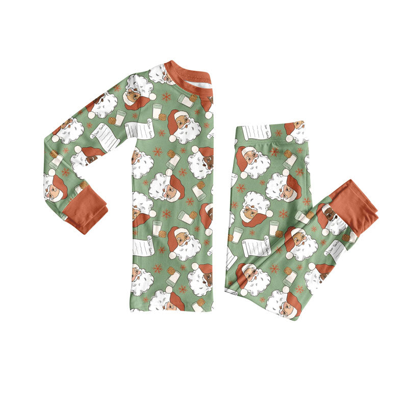 X913 BT1345 Santa Claus Cartoon Brown Set