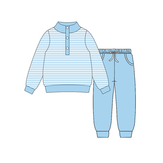 X10.20 BLP1342 Blue Long-Sleeved Suit