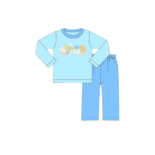 X10.27 BLP1357Baby Boys Happy Birthday Top Pants Clothes Sets Preorder