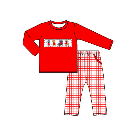 X11.1 BLP1373 Puppy Cartoon Red Set