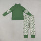 NEW RTS NO MOQ milk silk BLP1449 Baby Boys Long Sleeve Zip Pullover Ducks Pockets Jogger Hunting Clothes Sets