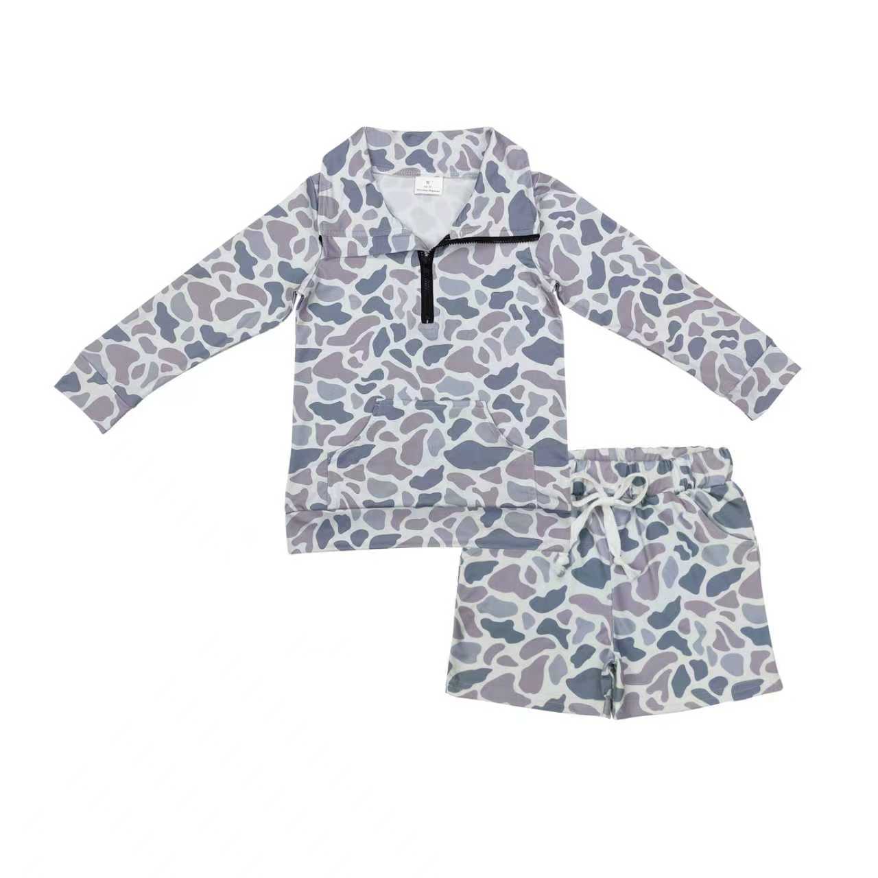 X917 BLS0007 Gray Camouflage Suit）