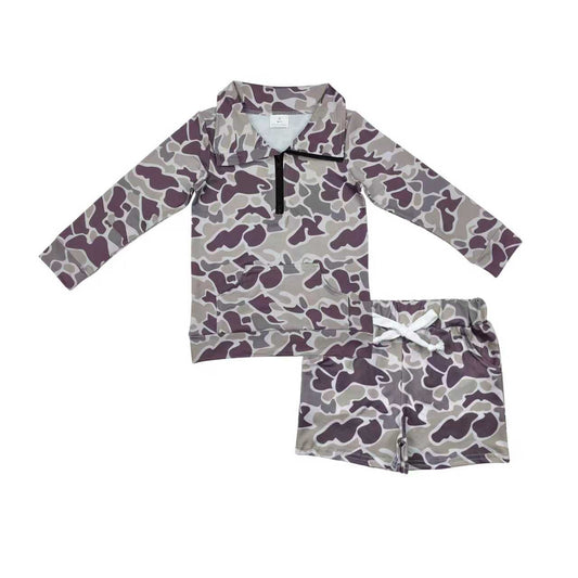 X917 BLS0009 Brown Camouflage Suit