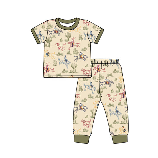 4.25BSPO0564 Cactus Short Sleeve Suit