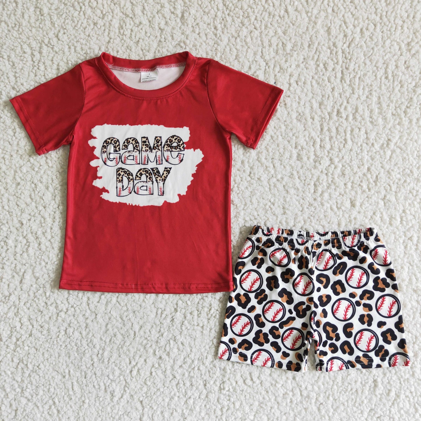red cartoon suit