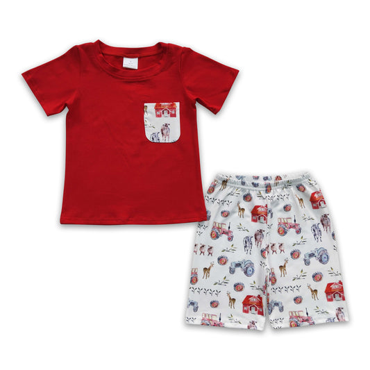5.12BSSO0120 Farm Animals Boys Set