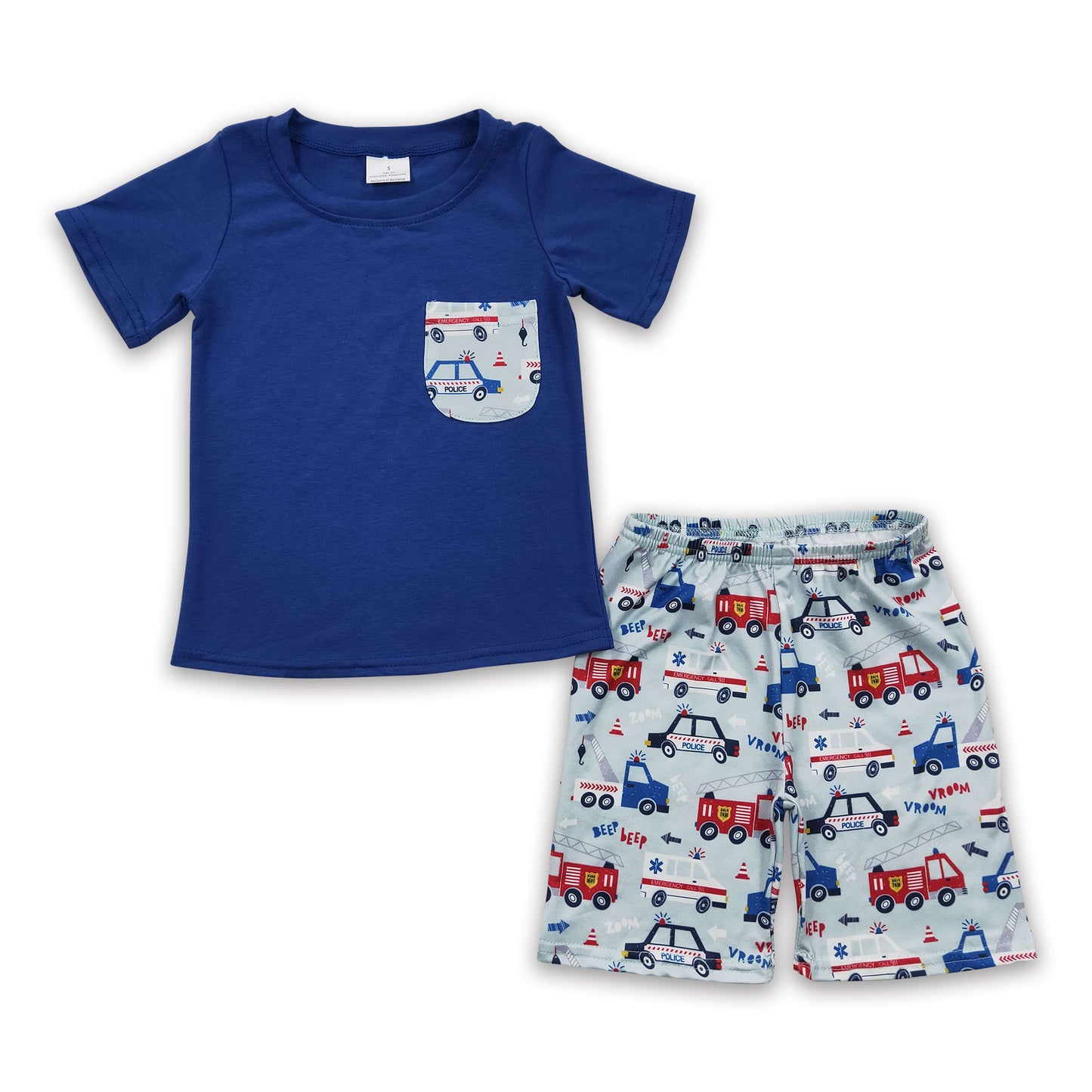 5.12BSSO0121 Boys Fire Truck Boys Set