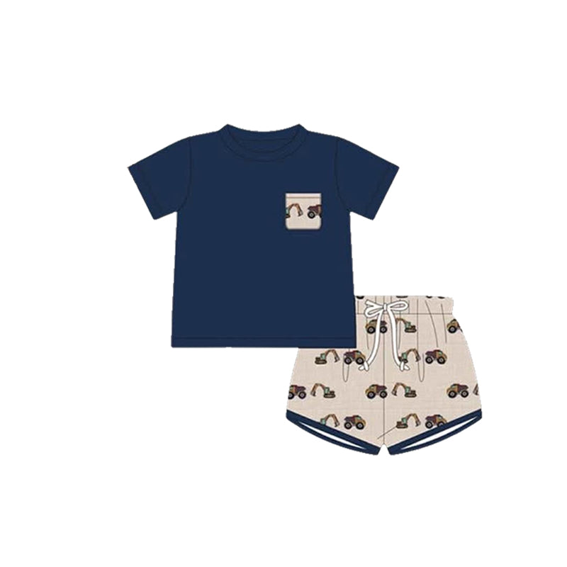3.1BSSO1364 Boys short-sleeved suit