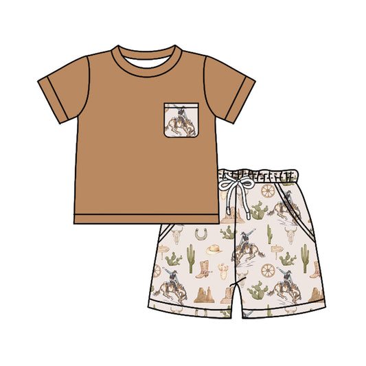 3.1BSSO1372 Brown Cartoon Set